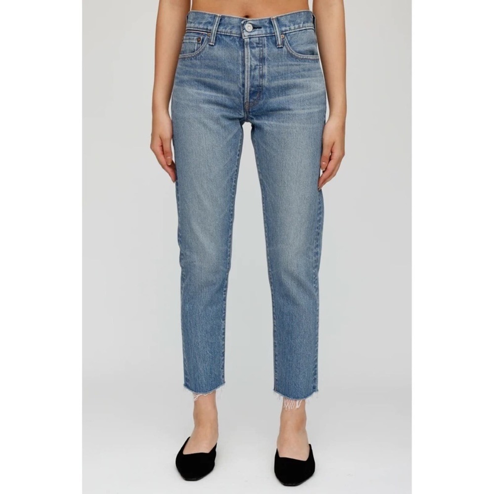 NEW Moussy Vintage Steiner Tapered Mid Rise Jeans